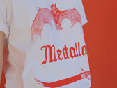 Camiseta Blanca "Sable / Murciélago" - Tinta Roja photo 