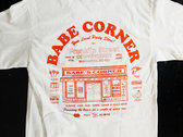 Babe Corner Store Tee - White - Orange Print photo 