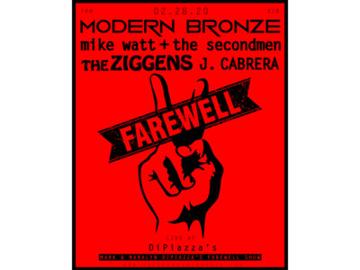 Modern Bronze @ DiPiazza's Farewell Show Poster, 8.5x11 main photo
