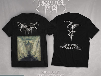 Forgotten Tomb - 'Nihilistic Estrangement' Black t-shirt main photo