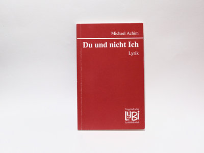 Buch "Du und nicht Ich" (Lyrik, deutsch) main photo