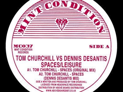 Tom Churchill vs. Dennis DeSantis ‎- Spaces / Leisure 12" Vinyl main photo