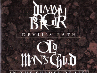 DIMMU BORGIR / OLD MAN'S CHILD - Devil's Path / In The Shades Of Life CD main photo