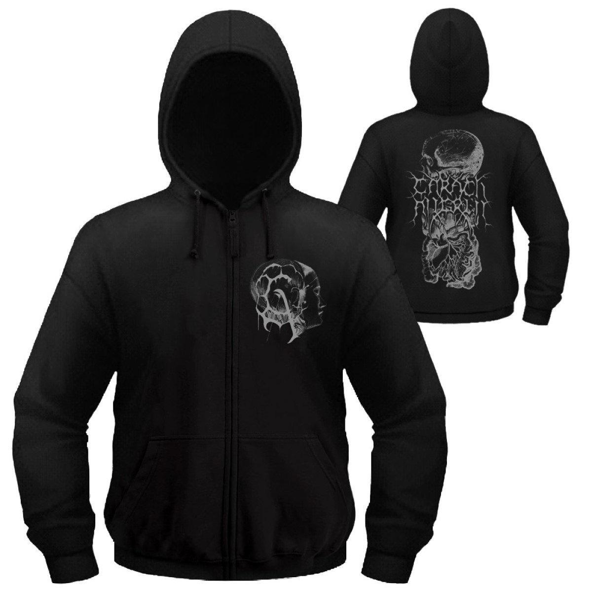 Anatomy Zip-Up Hoodie | Carach Angren