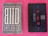 Unplugged bundle. Cassette + t-shirt + button + 4 stickers photo 