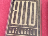 Unplugged bundle. Cassette + t-shirt + button + 4 stickers photo 