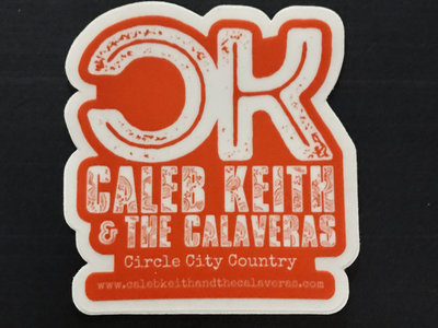 Caleb Keith & the Calaveras Red Brand Sticker main photo