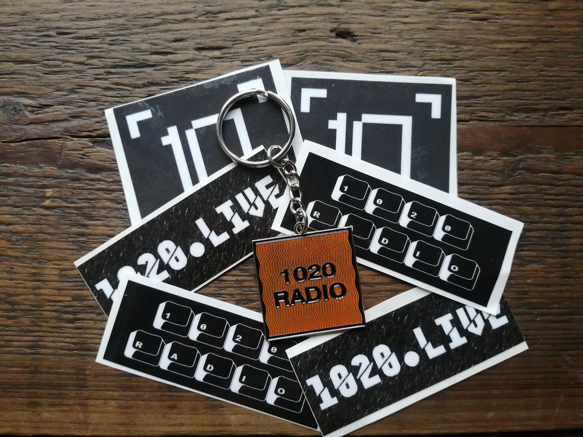 1020 Radio Keyring Sticker Bundle 1020 Radio