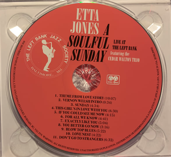 A Soulful Sunday Live At The Left Bank | Etta Jones
