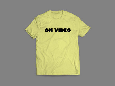 On Video Logo t-shirt (Yellow) main photo