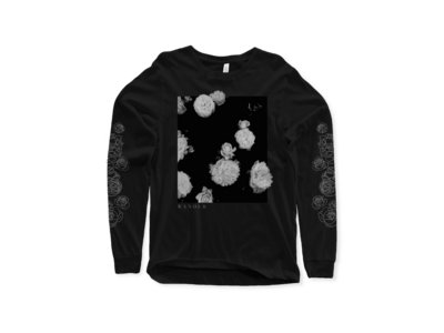 (Black and White) Floral Design Long Sleeve main photo