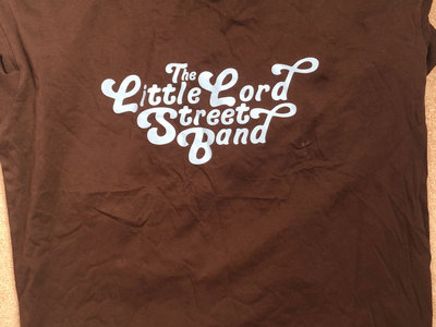 The Little Lord Street Band T Shirt (Brown shirt with blue logo) main photo