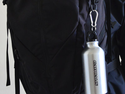 'Catrialis' stainless 400ml water bottle with carabiner main photo