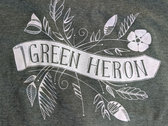 Green Heron T-shirt (Green) photo 