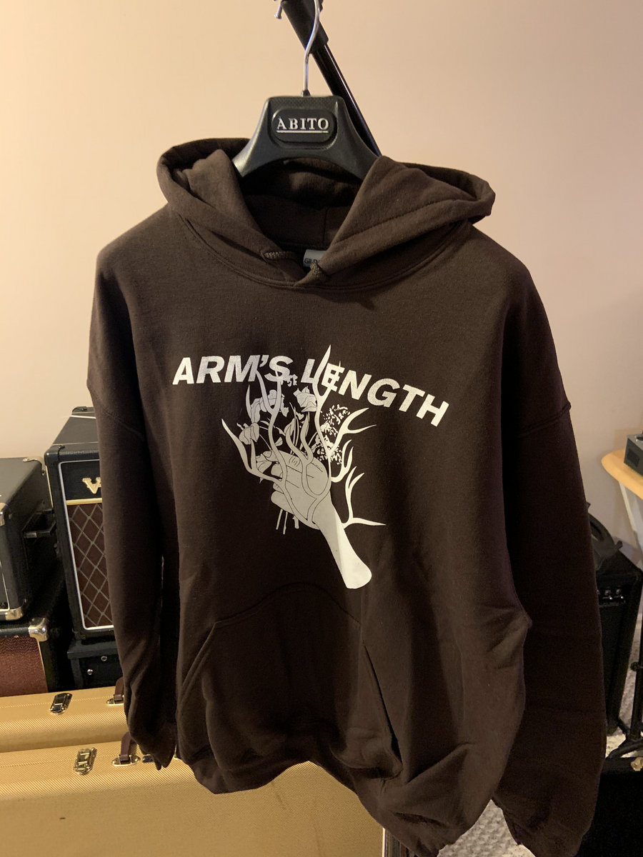 Brown Hoodie arm's length