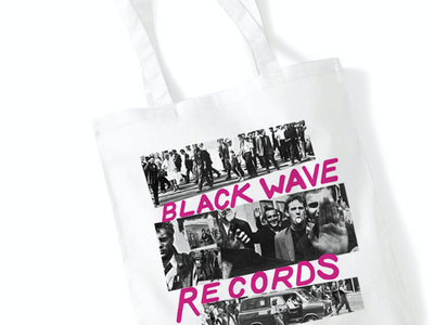Black Wave Records tote bag main photo