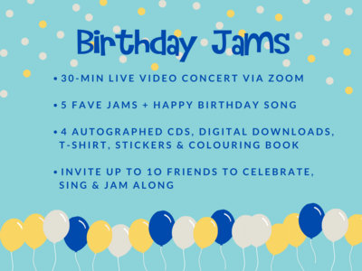Birthday Jams: 30-min live virtual concert main photo