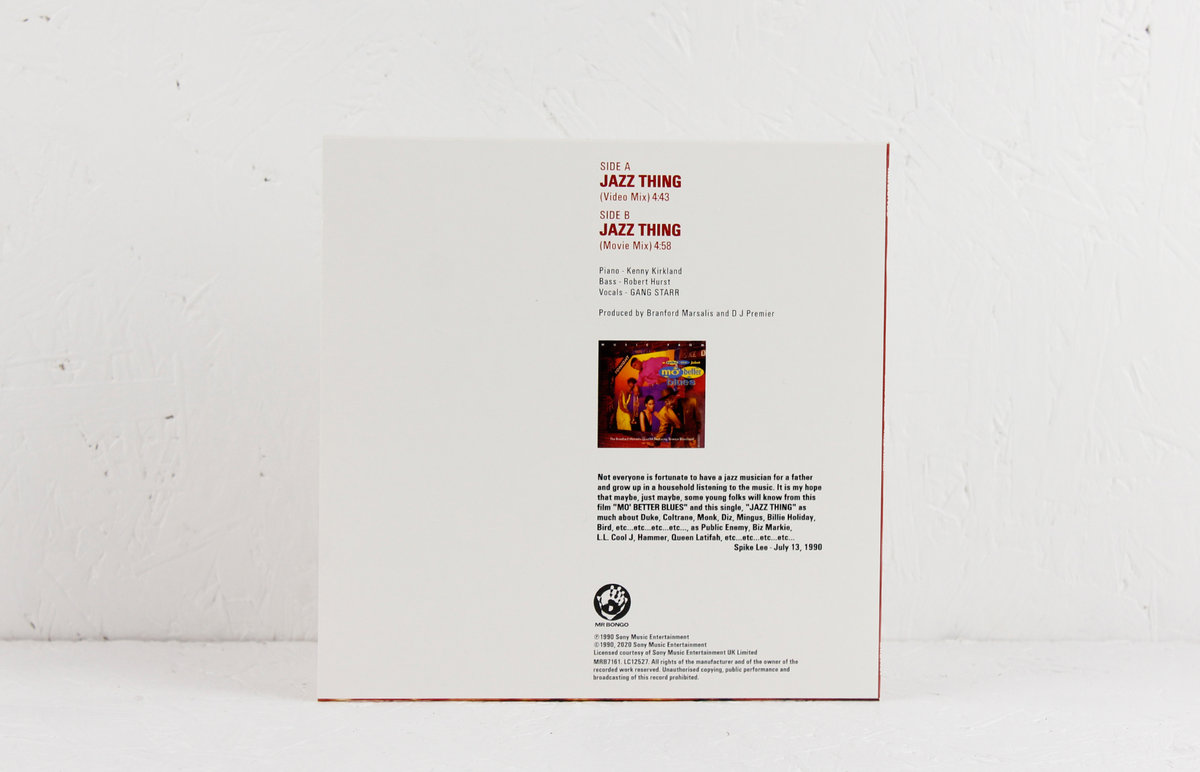 Jazz Thing | Gang Starr | MR BONGO