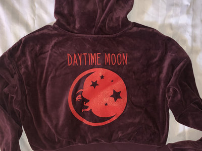 H&M divided Medium velvet zip hoodie with Red print main photo