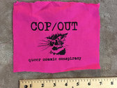 Cop/Out - "queer commie conspiracy" - cat patch - PINK photo 