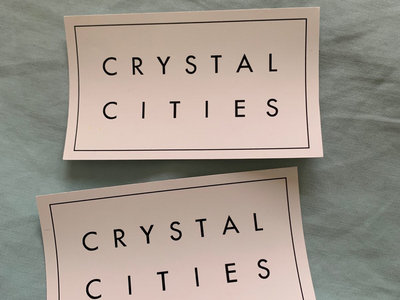 Crystal Cities Logo Sticker (x2) main photo