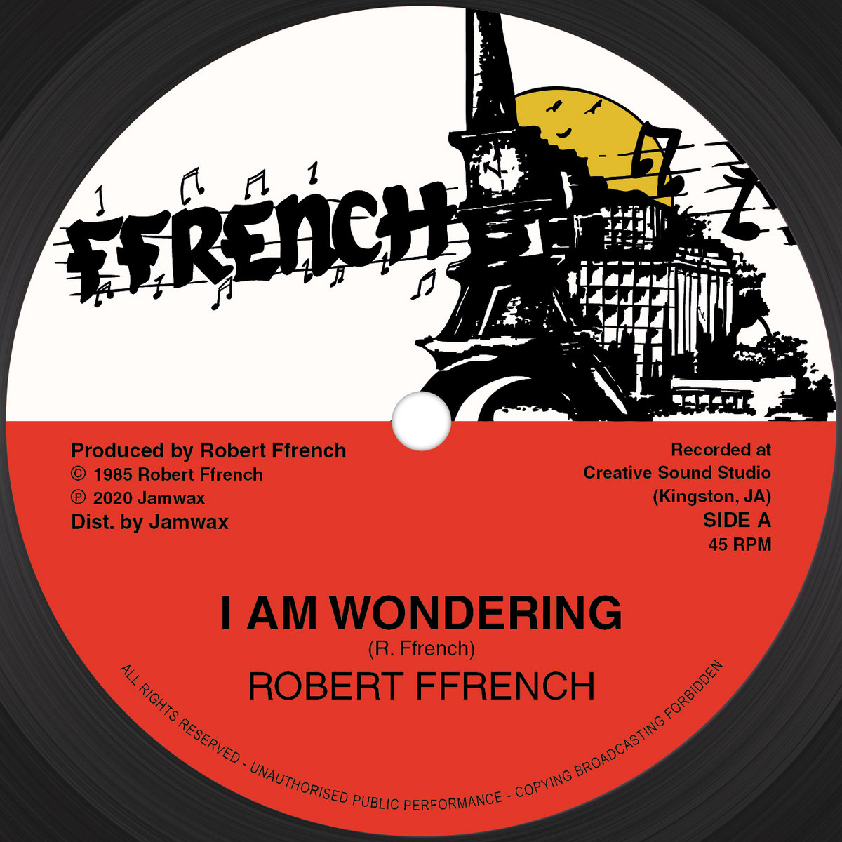 英LP Robert Ffrench Wondering 333LP002 333 /00240 Robert Ffrench – Wondering – Vinyl (LP, Album), 1985