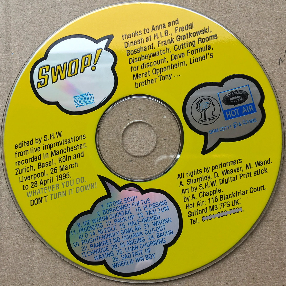 STOCK, HAUSEN & WALKMAN / Stop! (CD)紙ジャケ Difficult To