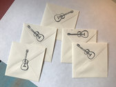 Tiny Beauty Queen Cards with Guitar Evenlopes photo 