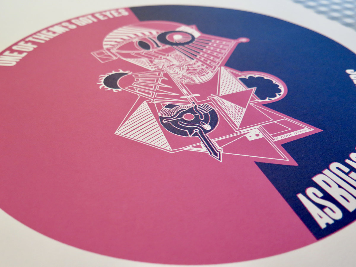 Jolly Ranchers, 2 Colour Screen Print. Signed/numbered edition of