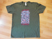 Chaos Theory T-shirt - Dark Green - Designed by Helen Lord photo 