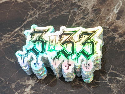 Holographic Cut-Out Logo Sticker main photo