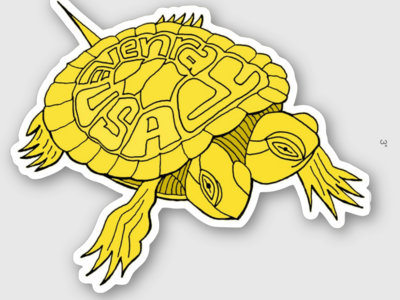 FYH/SR 'Golden  Turtle' logo sticker (with song downloads) main photo
