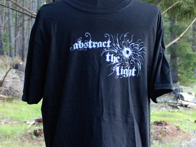 'ABSTRACT THE LIGHT LOGO" T-shirt, black Mens main photo