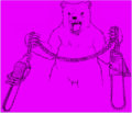 Bear with Chainsaw image