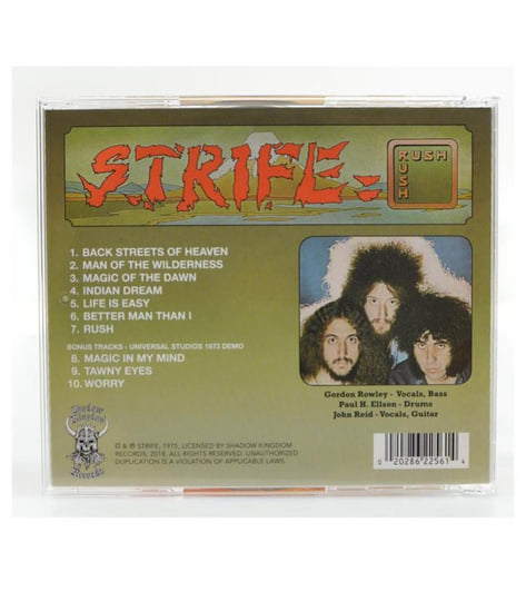 Rush | Strife | Shadow Kingdom Records