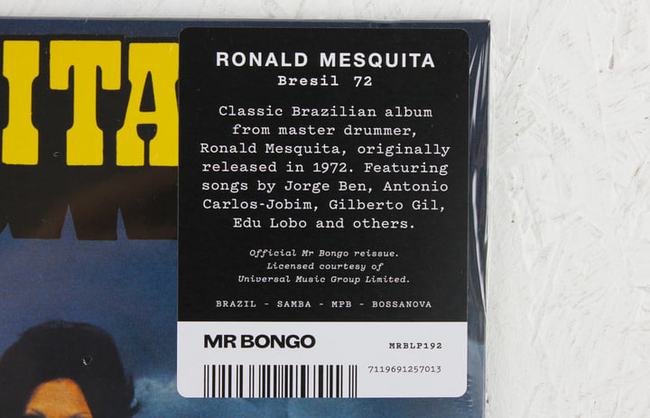 Ronald Mesquita - Bresil '72, Vinyl LP Ronald Mesquita - Bresil '72, Vinyl LP