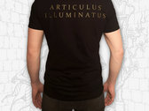 Articulus Illuminatus limited gold flake print t-shirt photo 