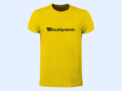 Man, Yellow T-shirt, with white full logo main photo