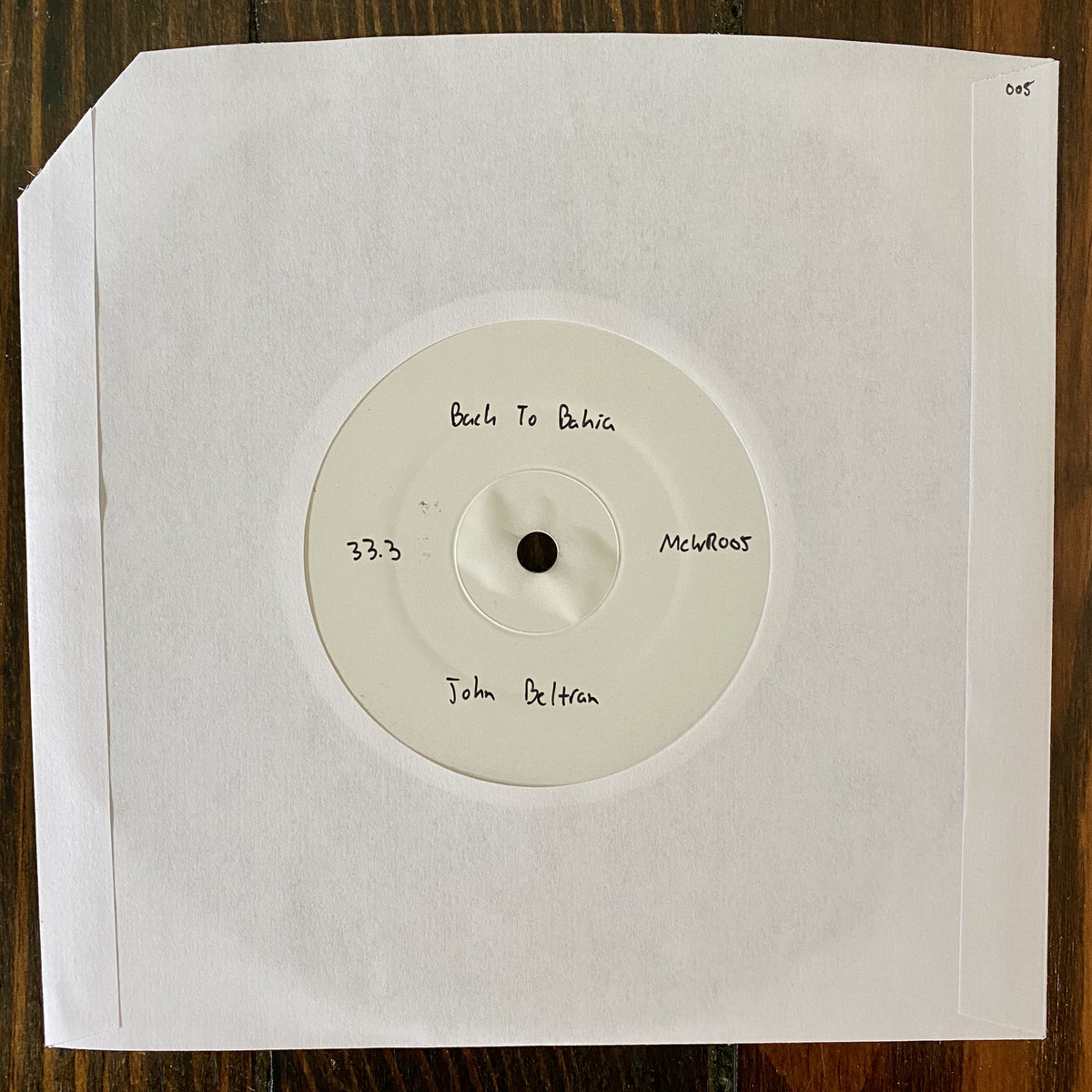 MCWR005 // Back To Bahia | John Beltran