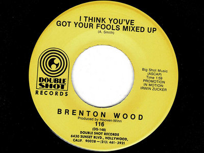 I THINK YOU GOT YOUR FOOLS MIXED UP / GIMMIE A LITTLE SIGN - BRENTON WOOD main photo
