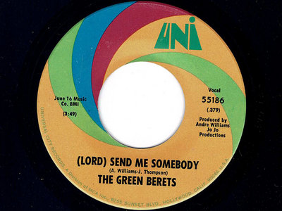 LORD SEND ME SOMEBODY - THE GREEN BERETS - NM main photo