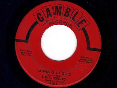 COWBOYS TO GIRLS - THE INTRUDERS - VG main photo