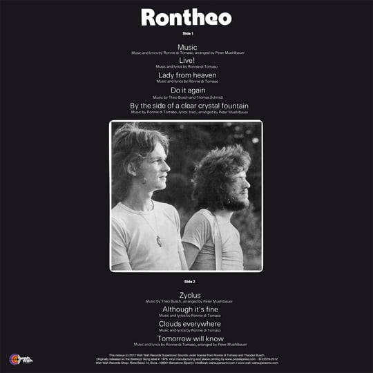 西LP Rontheo Rontheo LPS110 Wah Wah Records /00260 Rontheo | Rontheo | Wah Wah Records Supersonic Sounds