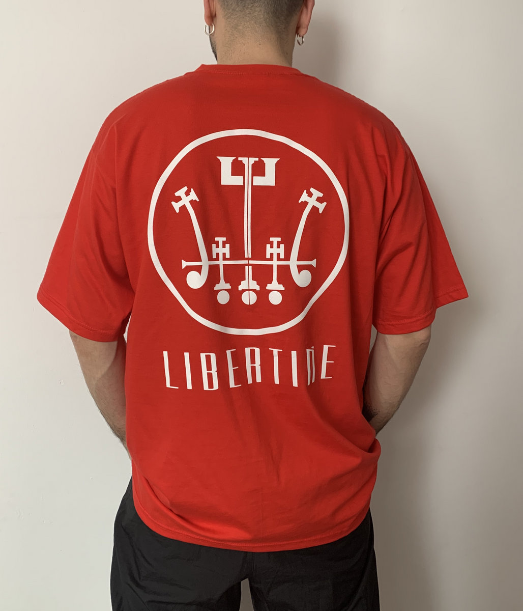 Libertine T-Shirt ( Backside Logo ) Red | Libertine Records