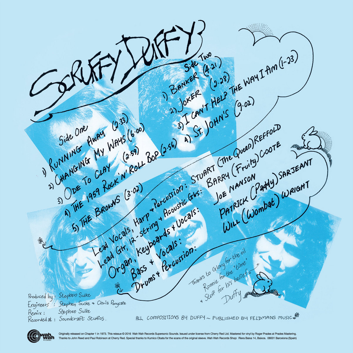 西LP Duffy (6) Scruffy Duffy LPS188 Wah Wah Records /00260 LP DUFFY Scruffy Duffy (Re) Wah Wah Records LPS188 - STILL