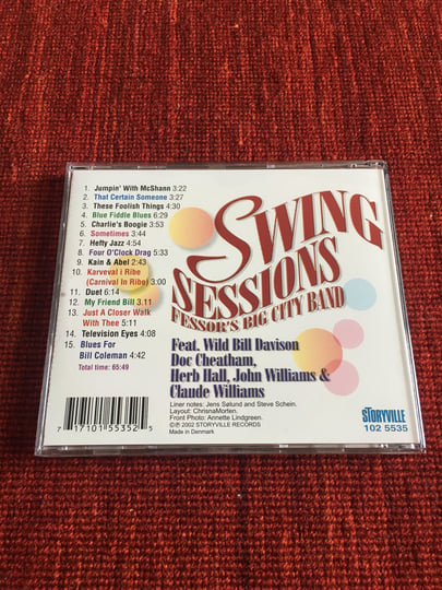 Swing Sessions | Fessor's Big City Band | Storyville Records