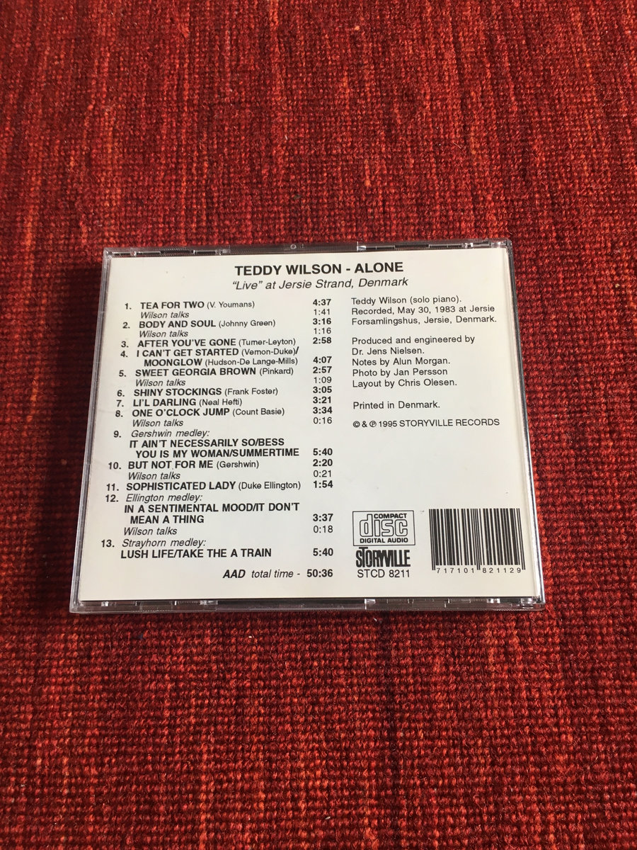 One O Clock Jump Teddy Wilson Storyville Records One O Clock Jump Teddy Wilson Storyville Records