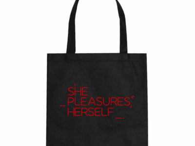 Tote bag - Logo red She Pleasures HerSelf main photo