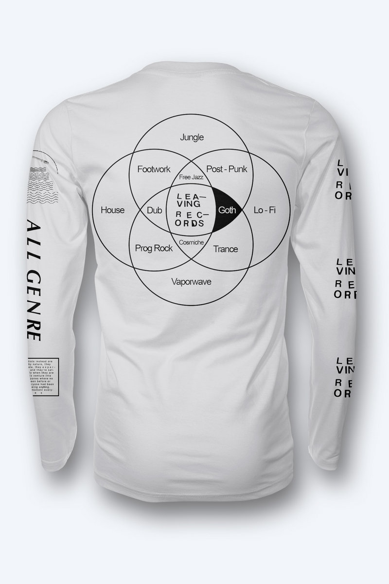 All Genre Long-Sleeve (White) | LEAVING RECORDS