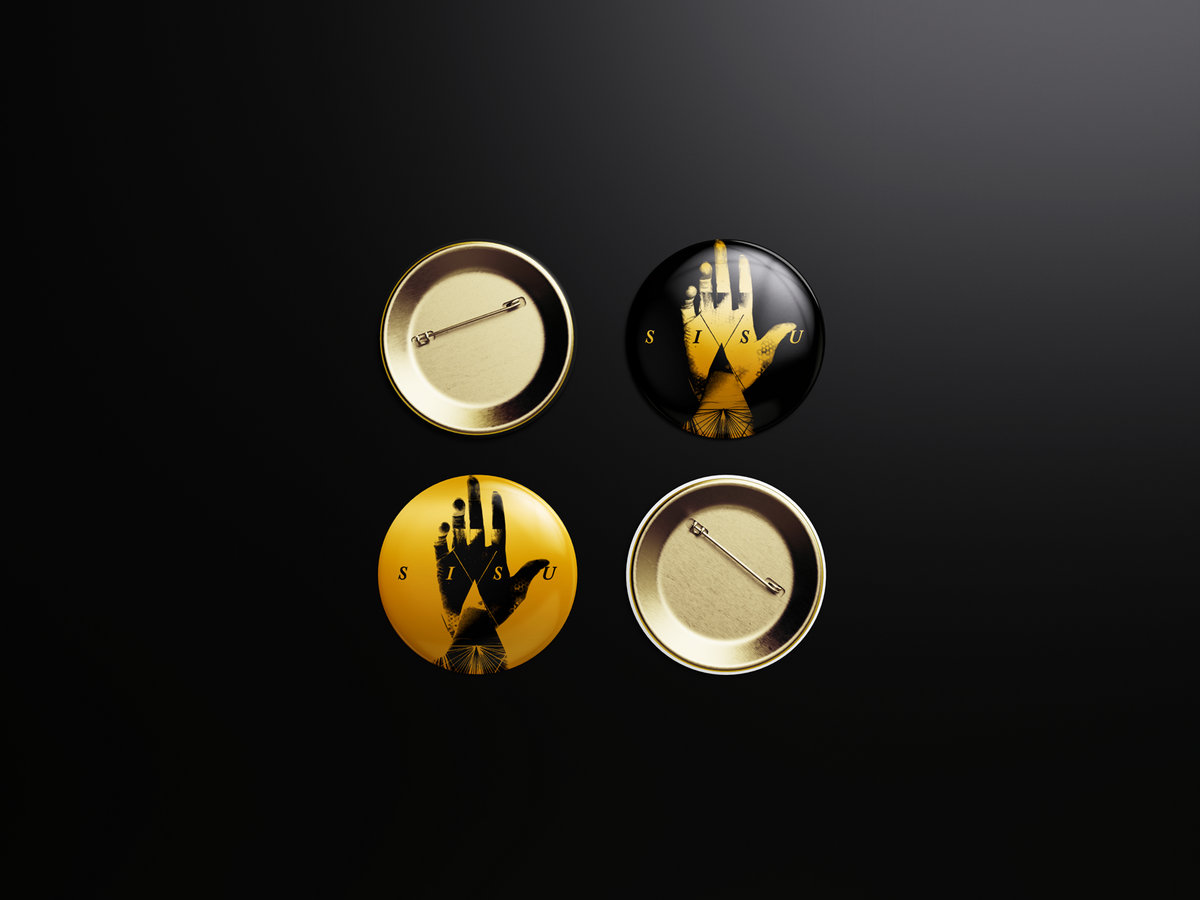 Black/Gold Buttons | SISU